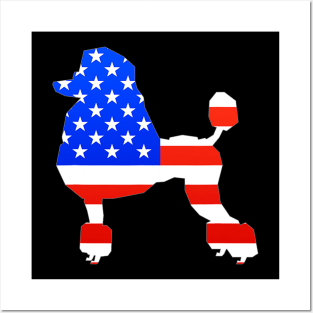 American Poodle Silhouette Posters and Art